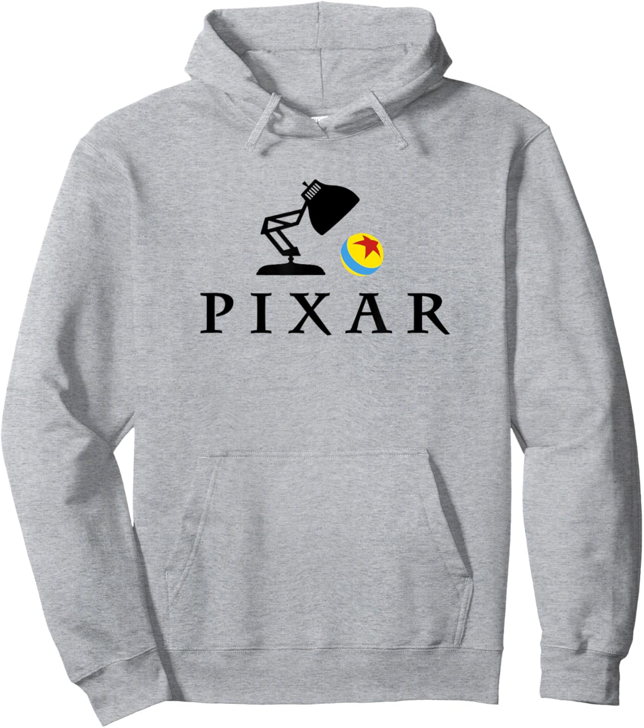 Disney Pixar Luxo Jr. Ball Logo Hoodie - Hoodie | Ash
