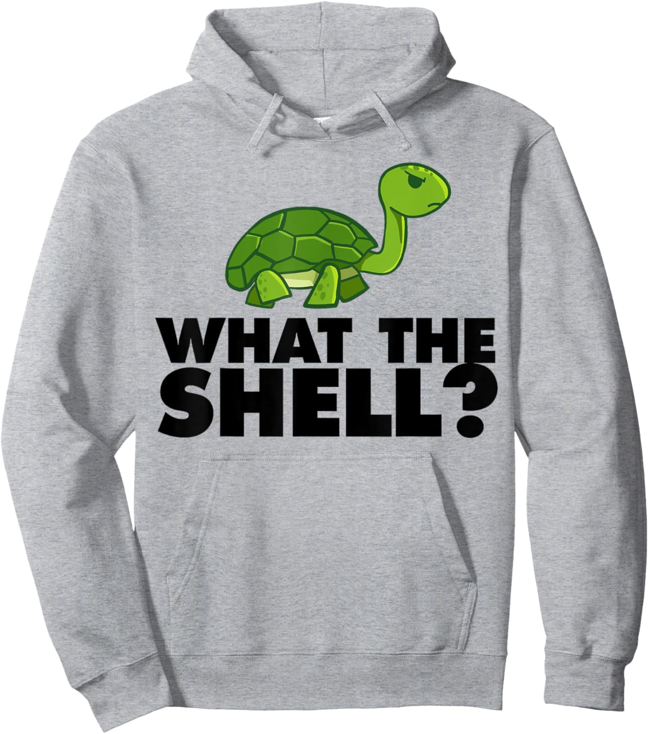 What the Shell funny Turtle What the Shell Hoodie - Hoodie | Ash