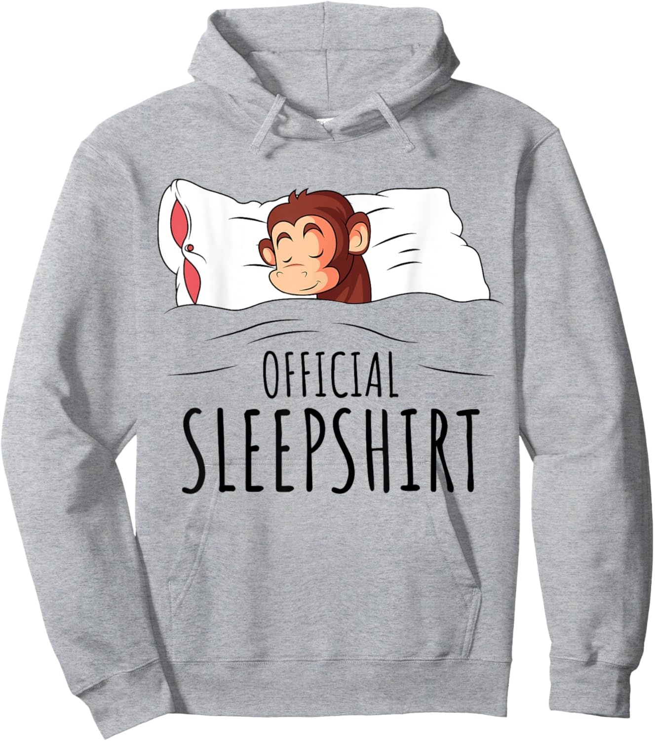 Monkey Official Sleepshirt Hoodie - Hoodie | Ash