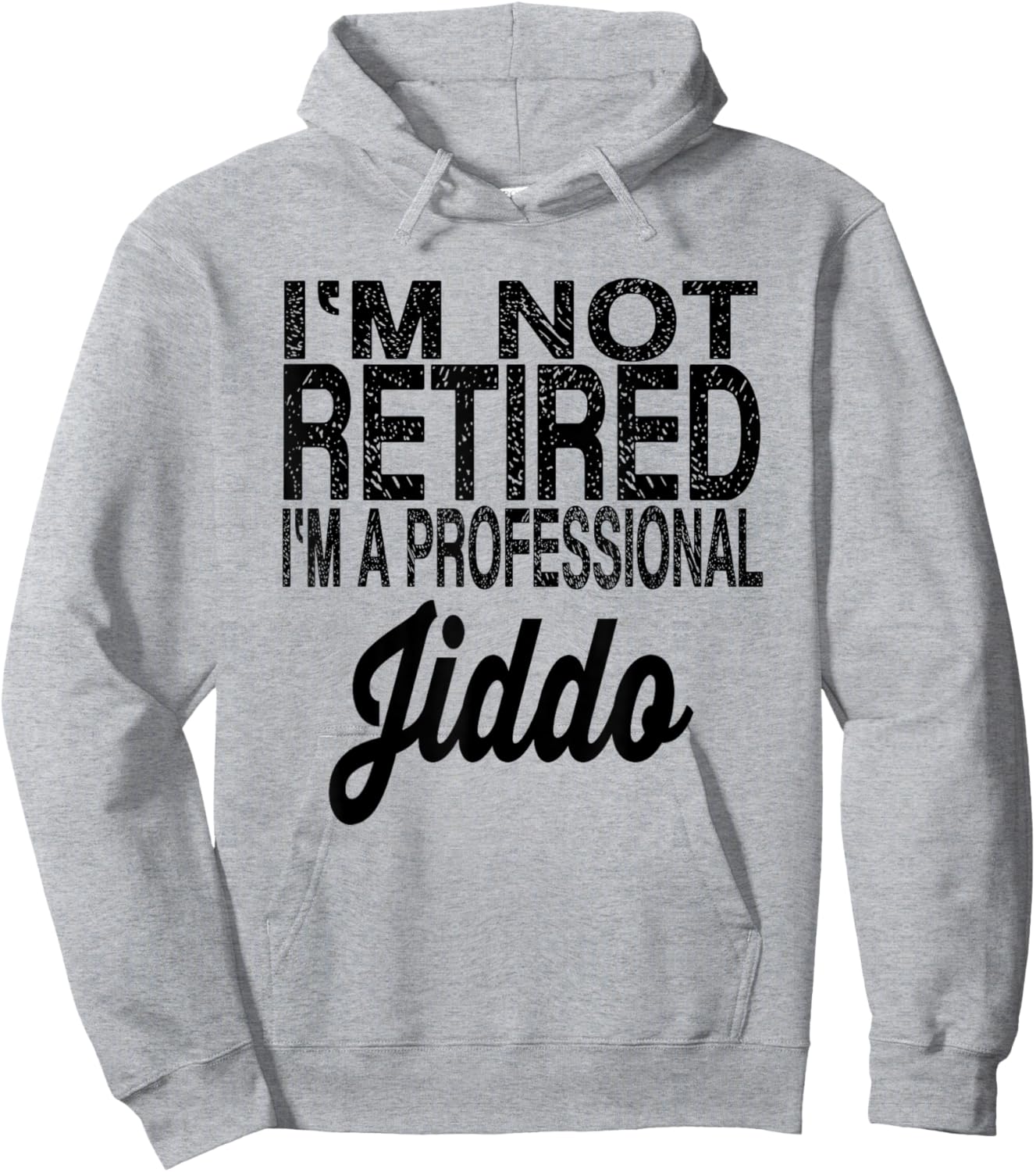 Jiddo Arab Grandpa Shirt - Arabic Father's Day Hoodie - Hoodie | Ash