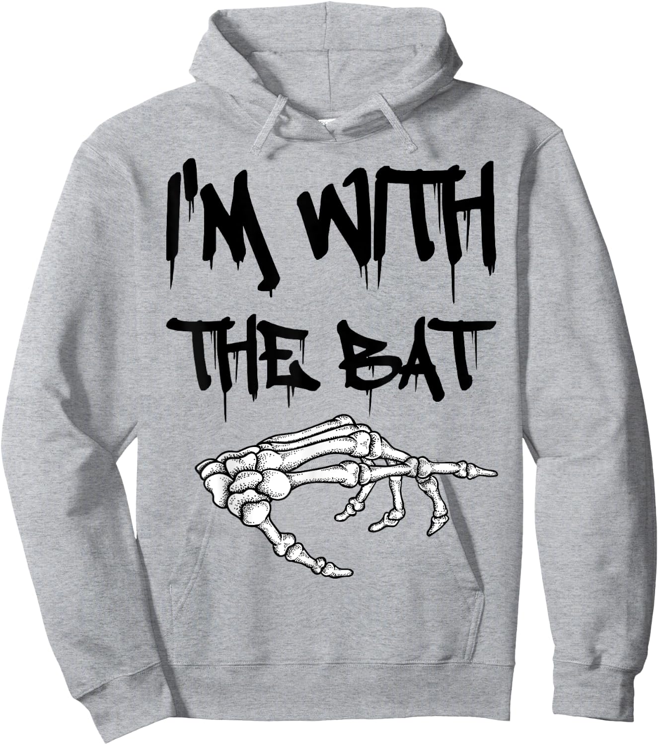 I'm with the bat funny matching couple costume Halloween Hoodie - Hoodie | Ash