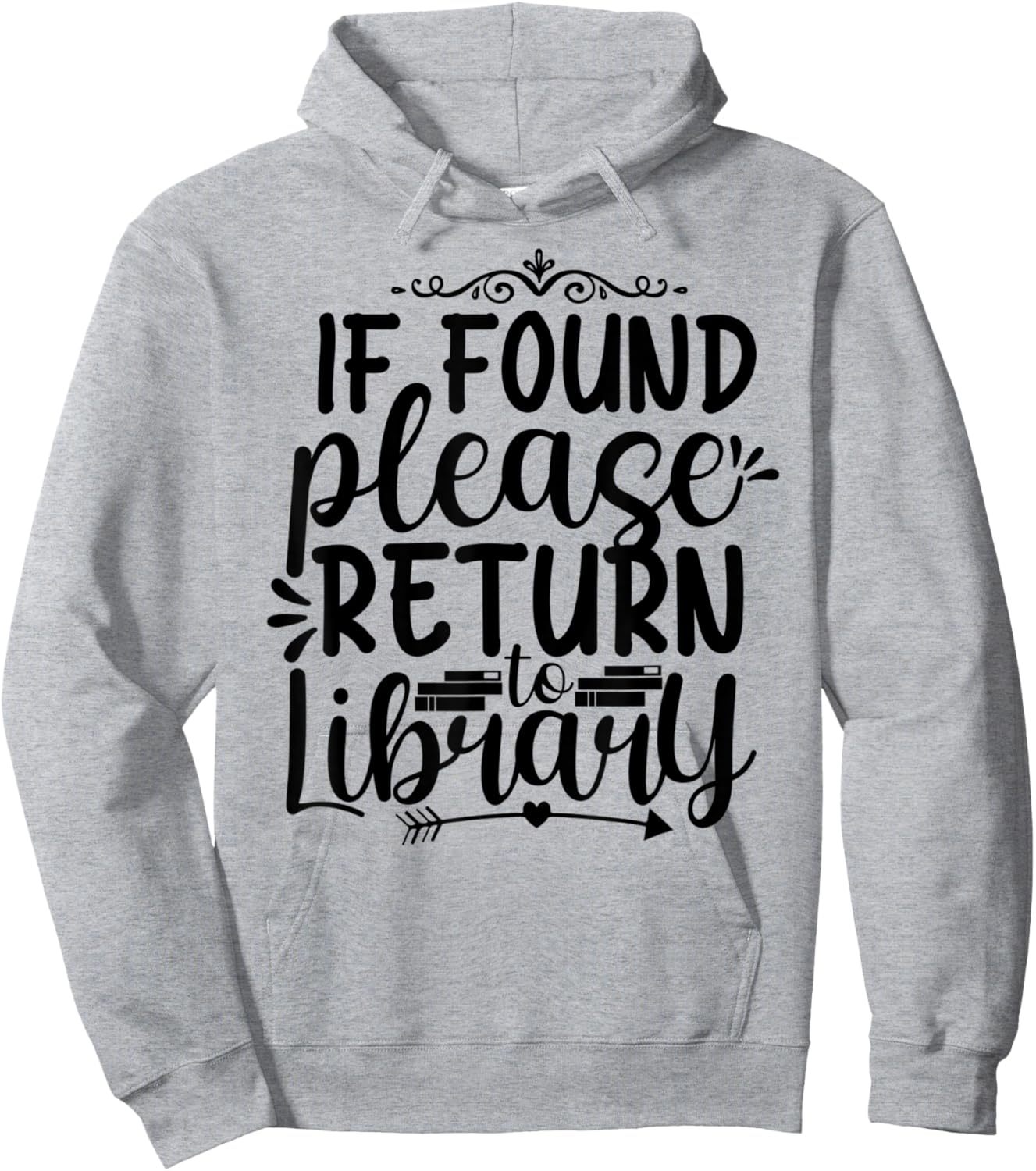 Please Return to Library Hoodie - Hoodie | Ash