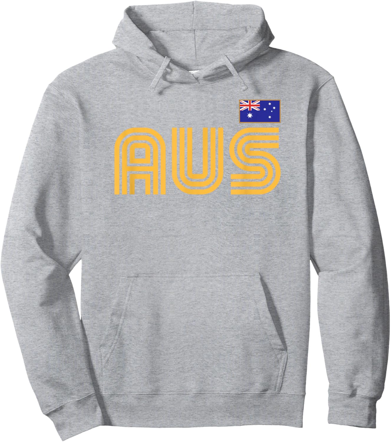 Australia Flag Retro International Country Australian Pride Hoodie - Hoodie | Ash