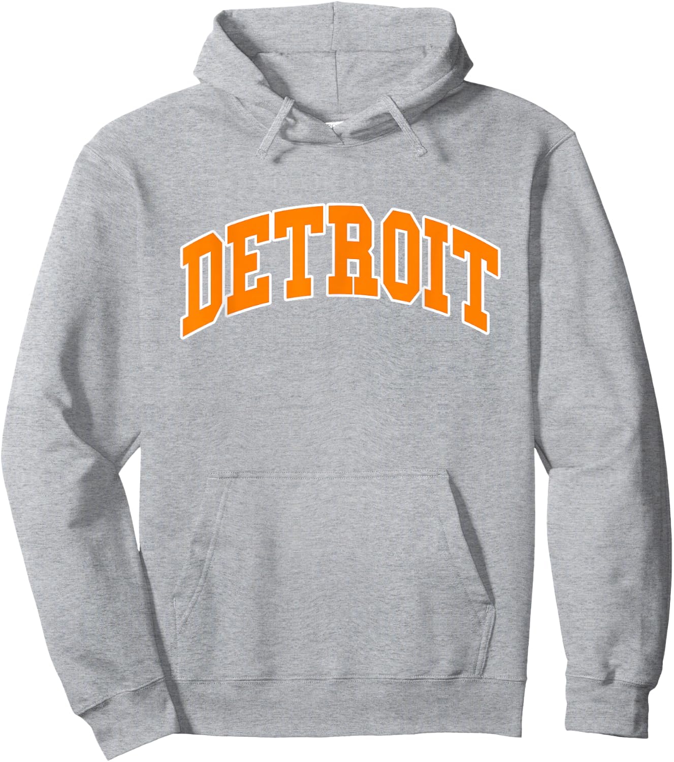 Detroit - Throwback Design - Classic Hoodie - Hoodie | Ash