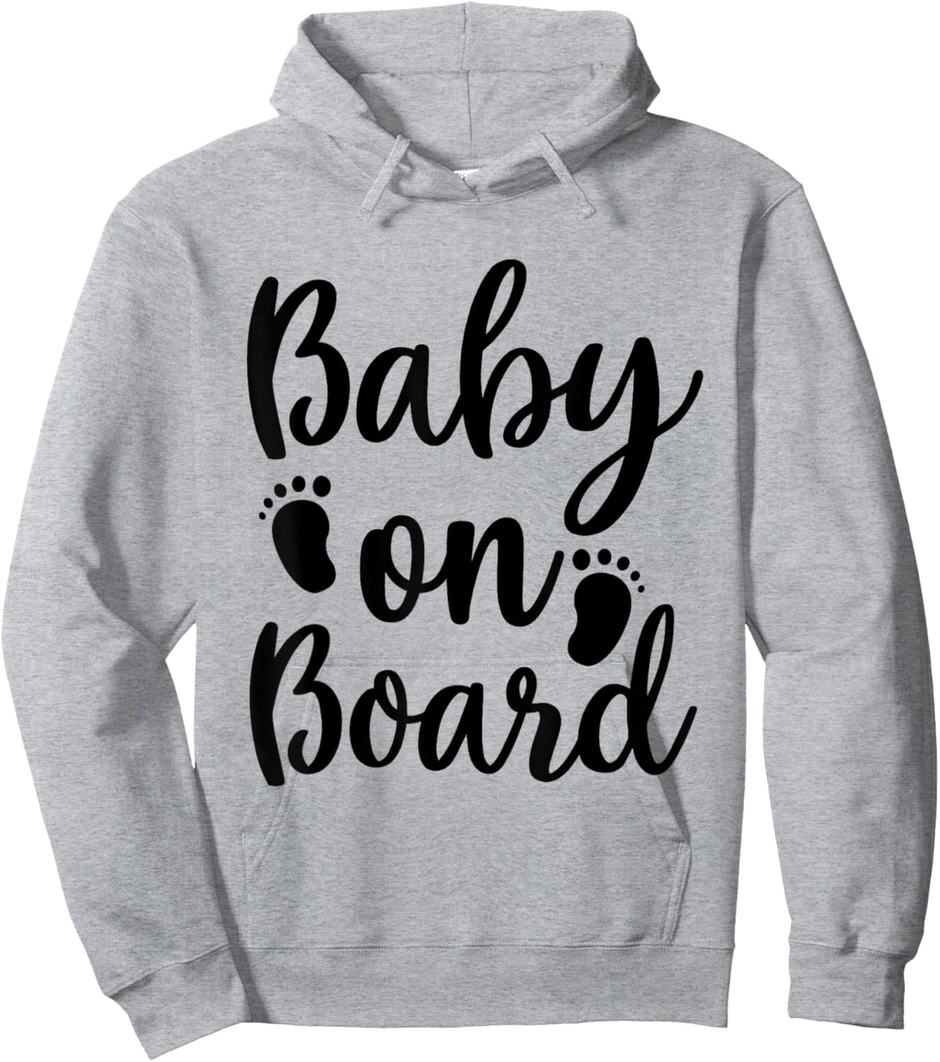 Pregnant Baby On Board Pregnancy Announcement New Mom To Be Hoodie - Hoodie | Ash