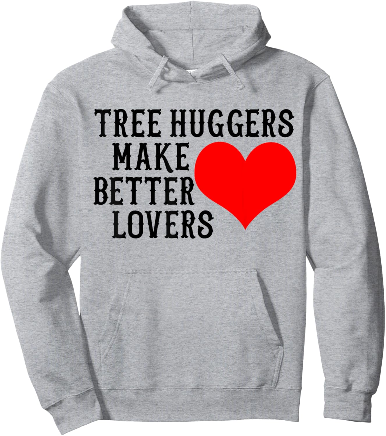 Tree Hugger Make Better Lovers Retro Vintage Environmental Hoodie - Hoodie | Ash