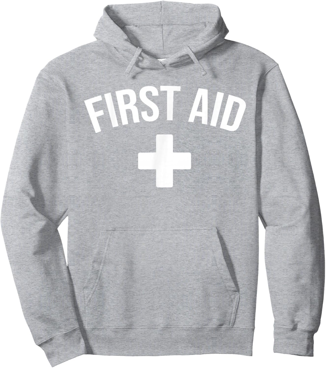 First Aid Cross Cool Medic Emergency Staff Uniform Hoodie - Hoodie | Ash