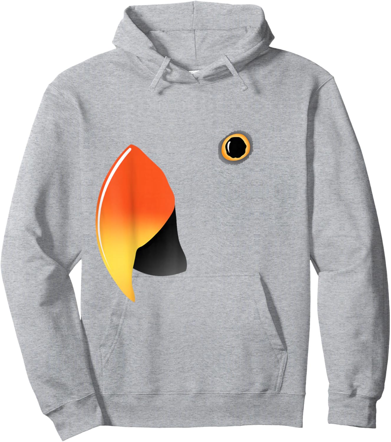 Eclectus Parrot Hoodie - Hoodie | Ash