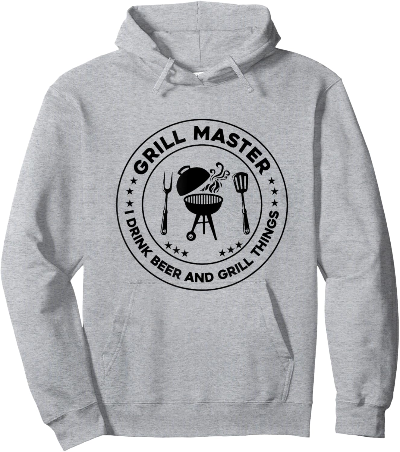 Grill Master I Drink Beer And I Grill Things Barbecue Bbq Hoodie - Hoodie | Ash