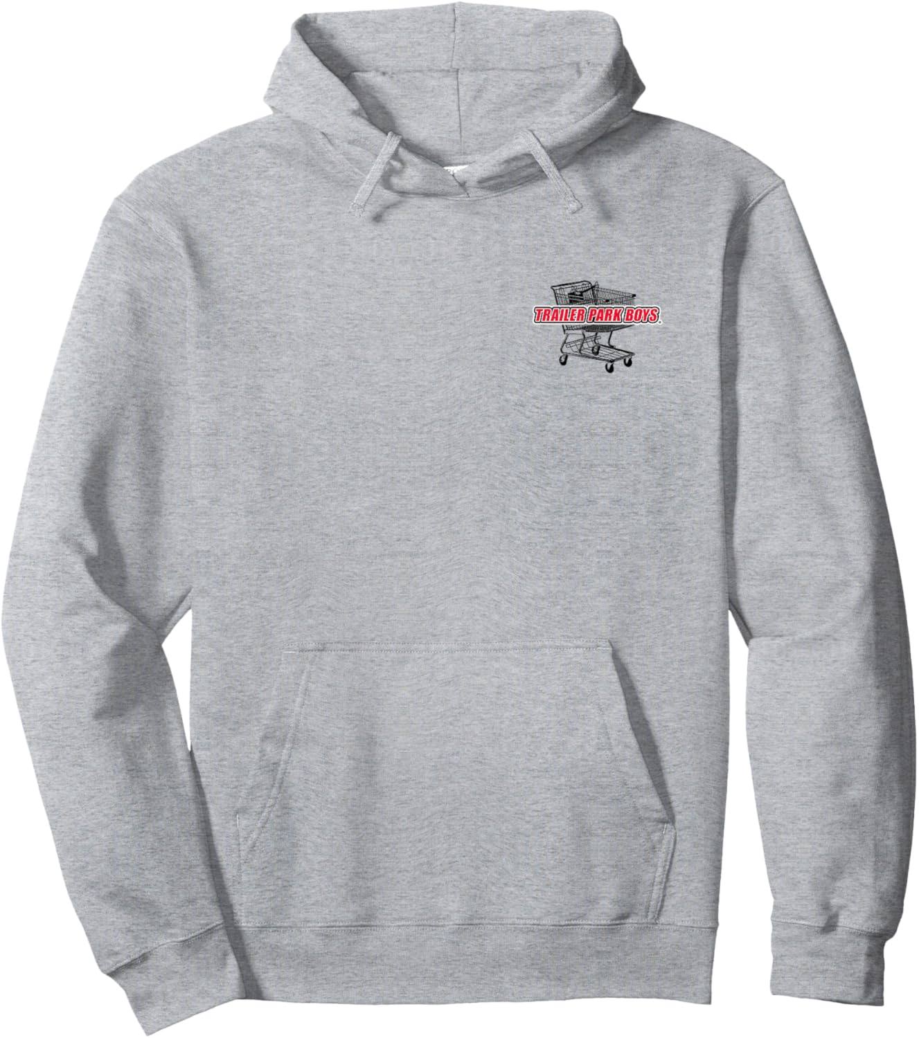 Trailer Park Boys Front & Back Bubbles Shopping Carts Hoodie - Hoodie | Ash