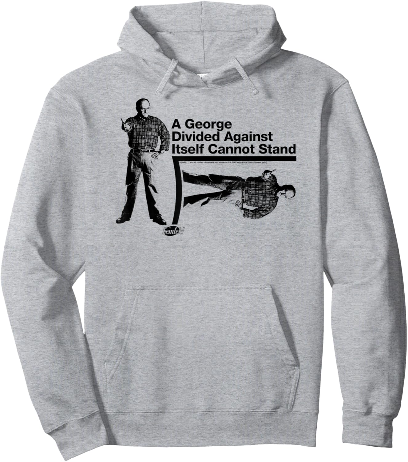 Seinfeld A George Divided Against Itself Funny TV Show Hoodie - Hoodie | Ash