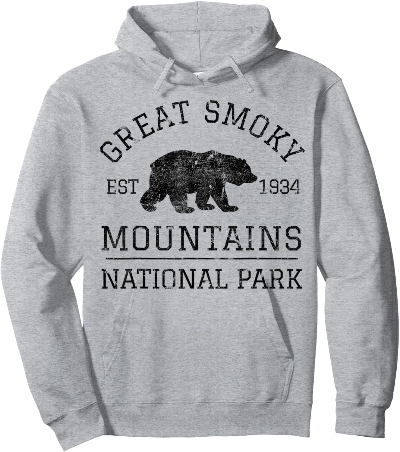Smoky Mountains National Park Hoodie - Hoodie | Ash