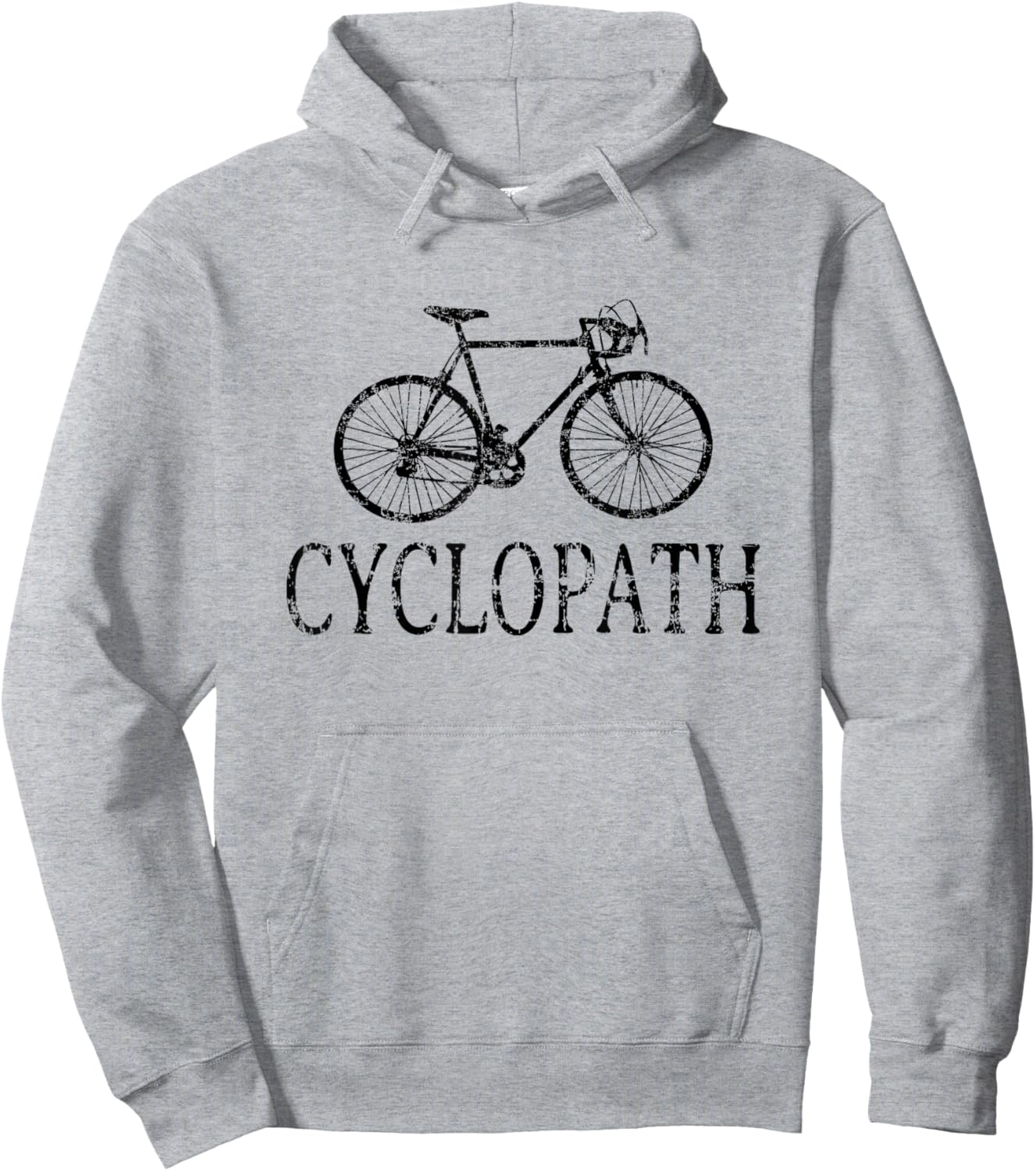 Cyclopath (Vintage Black) Bicycle Hoodie - Hoodie | Ash