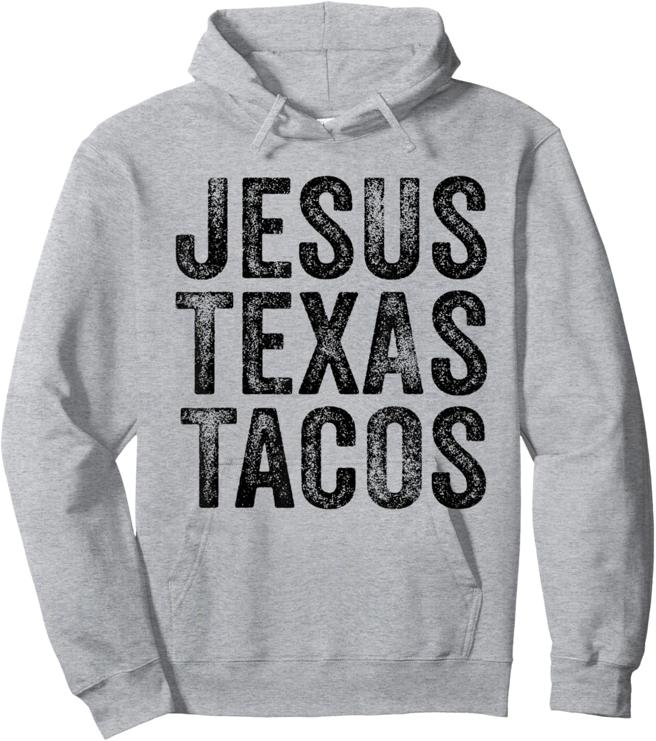 Funny Best Friend Jesus Texas Tacos Food Cinco Mayo Retro Hoodie - Hoodie | Ash