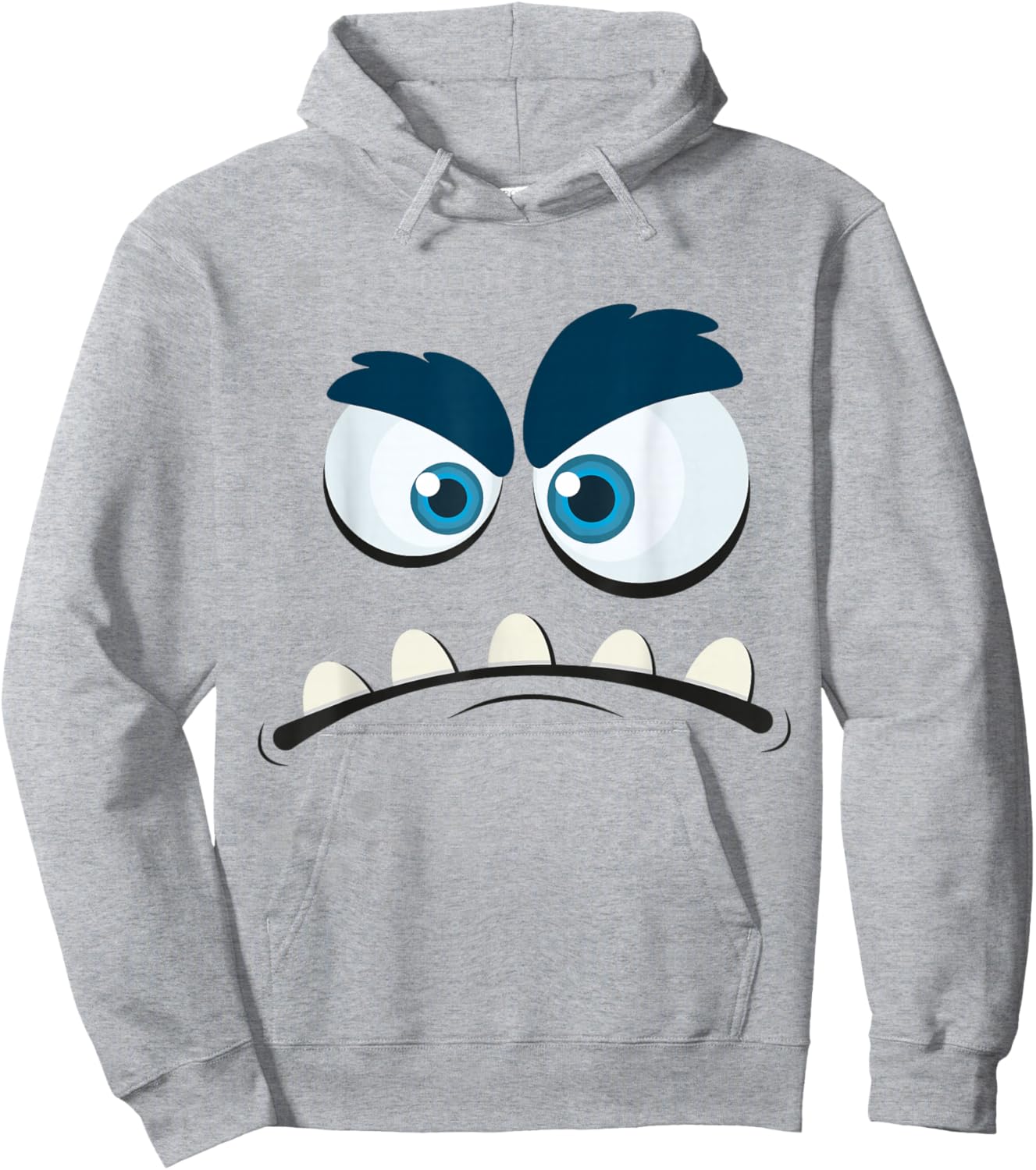 Monster Face Hoodie - Hoodie | Ash