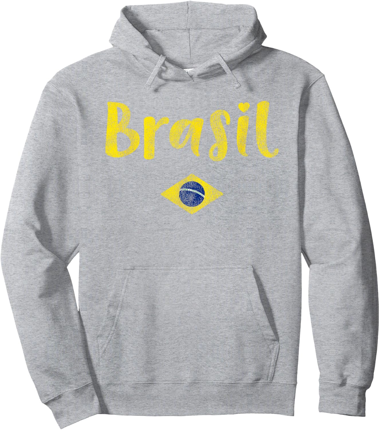 Brazilian Flag of Brazil Souvenir and Girls Brasil Hoodie - Hoodie | Ash
