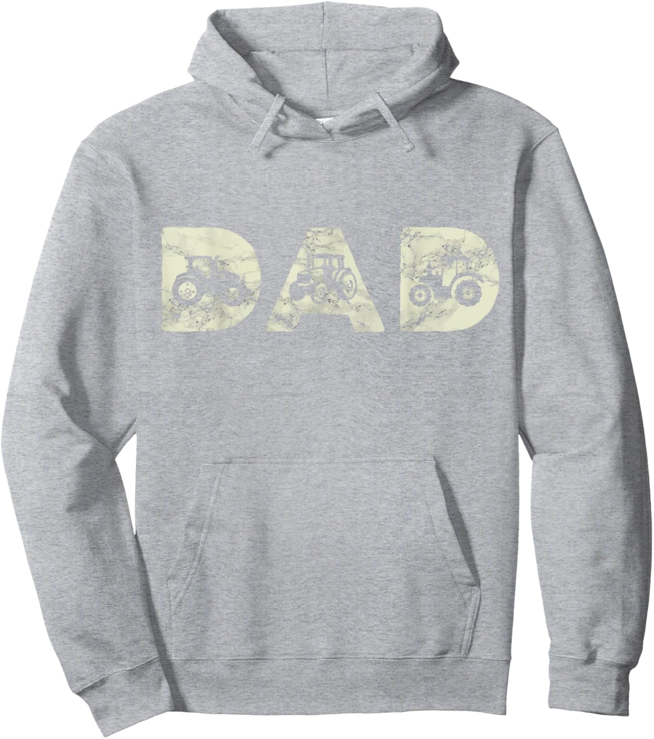 Tractor Dad Farming Father Farm Lover Farmer Daddy Hoodie - Hoodie | Ash