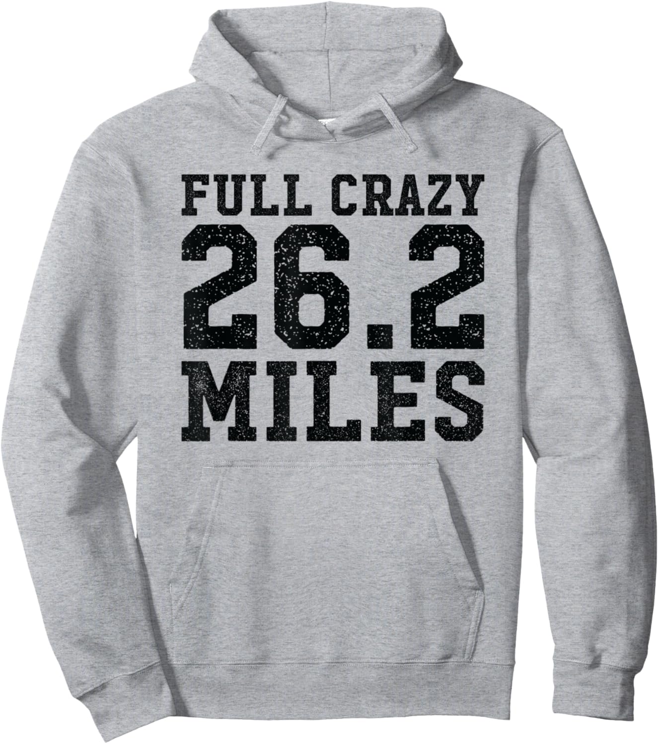 Full Marathon Runner Motivational Quote Distance Running Hoodie - Hoodie | Ash