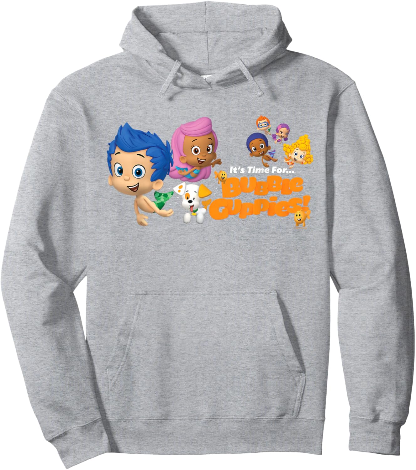 Bubble Guppies It's Time! Hoodie - Hoodie | Ash