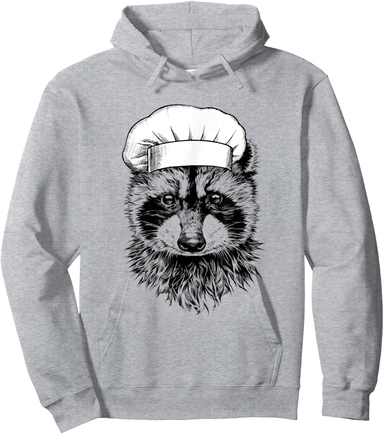 Raccoon Animal Racoon Chef Funny Cooking Cook Hoodie - Hoodie | Ash