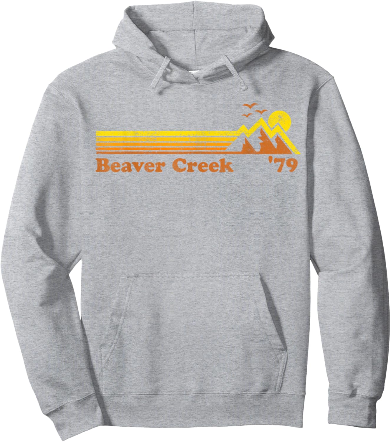 Retro Beaver Creek Ski Resort Colorado Snowboard Skiing Gift Hoodie - Hoodie | Ash