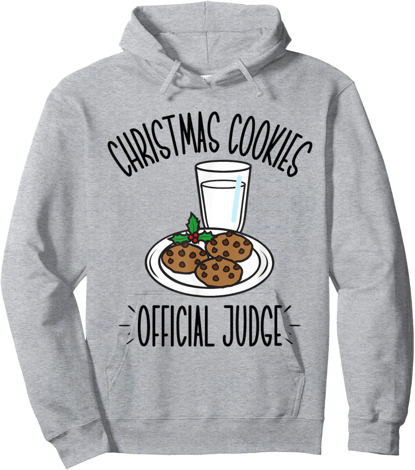 Christmas Cookies Official Judge, Cookie Taste Tester Hoodie - Hoodie | Ash
