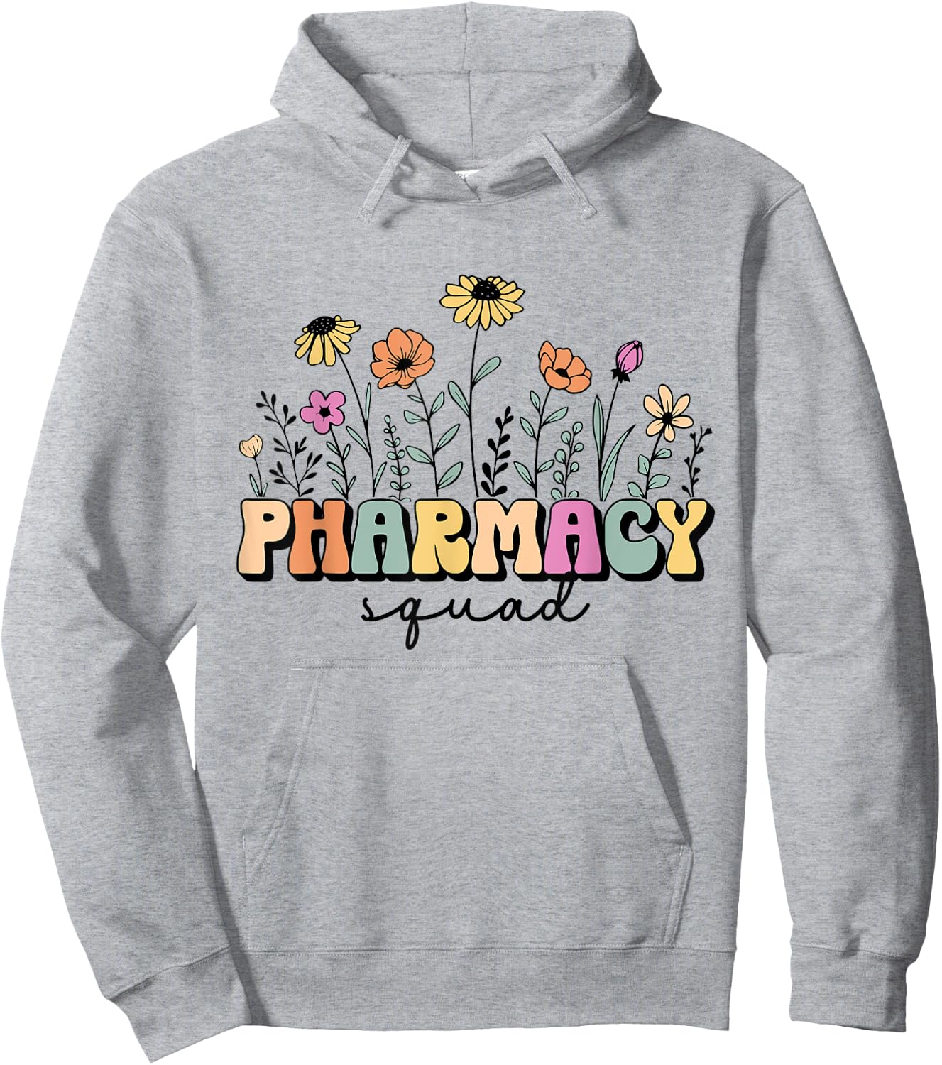 Pharmacy Squad Pharmacy Technician Design For Pharmacist Hoodie - Hoodie | Ash