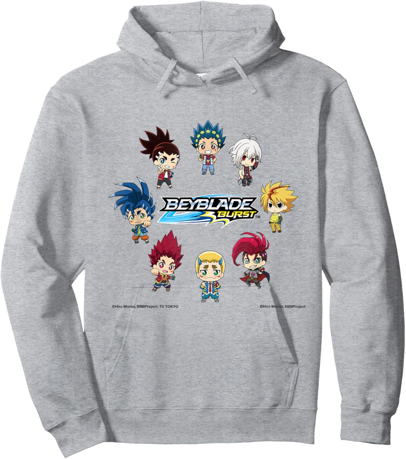 Beyblade Burst Mini Characters Hoodie - Hoodie | Ash