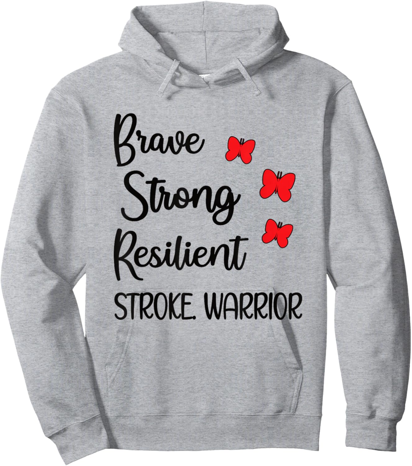 Stroke Warrior Stroke Recovery Stroke Survivor Hoodie - Hoodie | Ash
