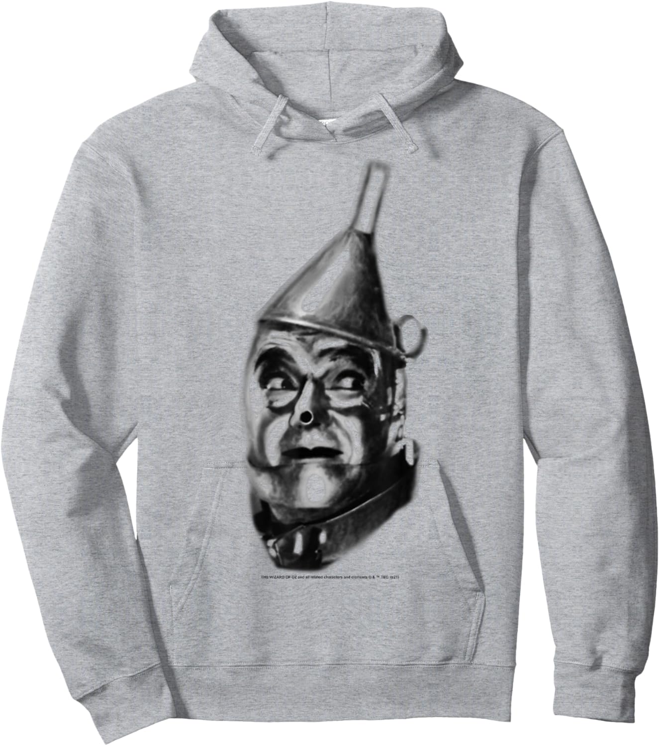 The Wizard Of Oz Tin Man Big Face Hoodie - Hoodie | Ash
