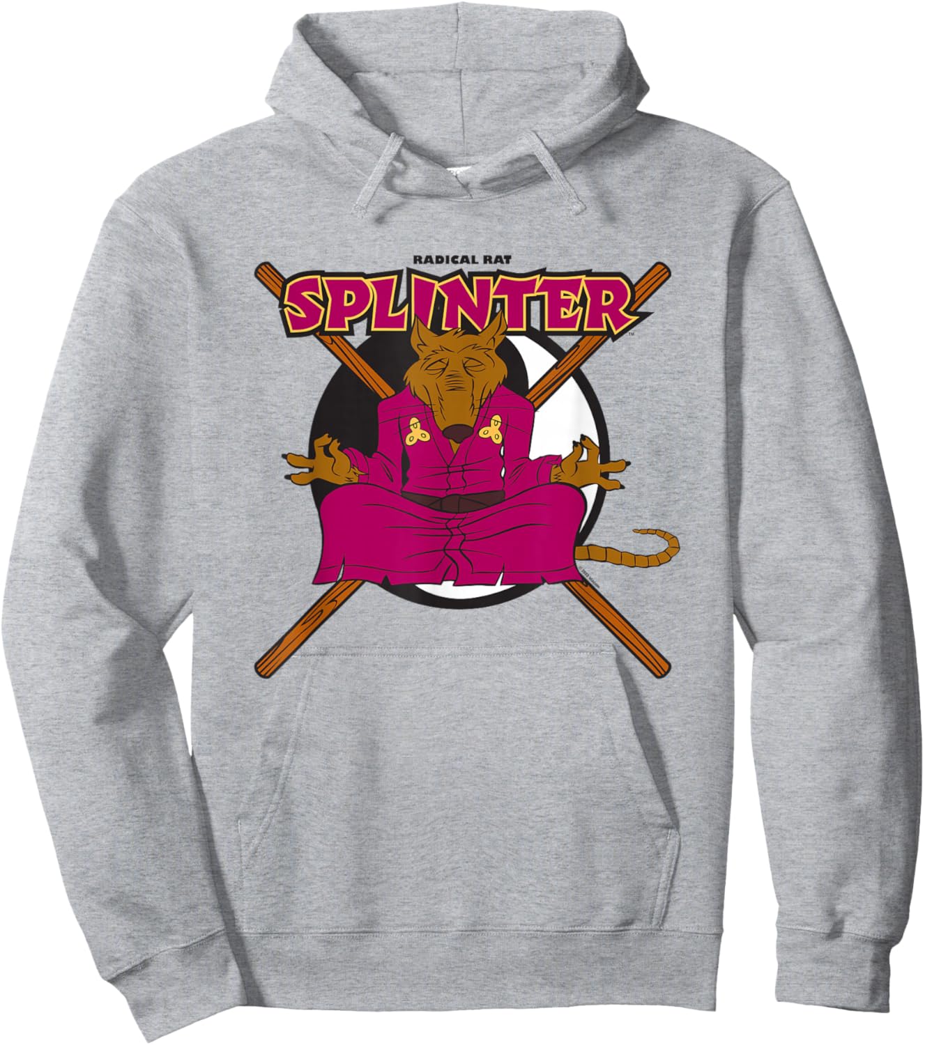 Teenage Mutant Ninja Turtles Radical Rat Splinter Hoodie - Hoodie | Ash
