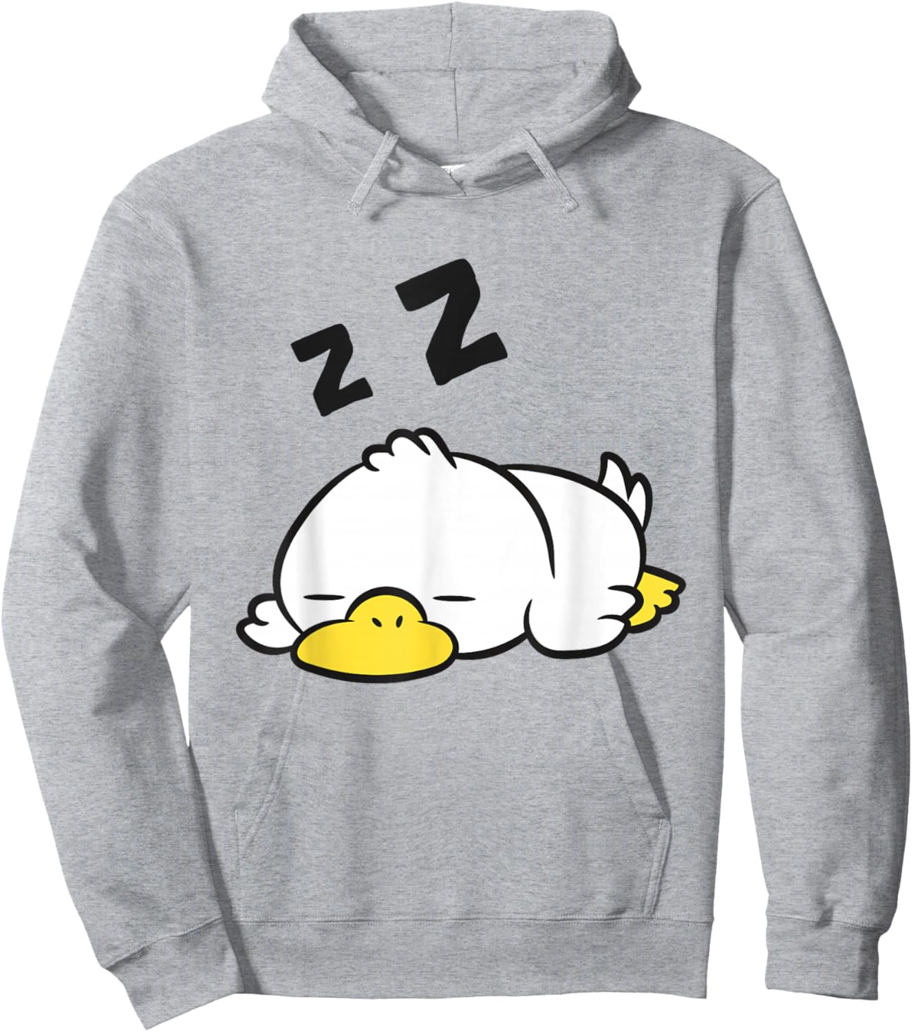 Duck Sleeping Tired Duck Napping Duck Hoodie - Hoodie | Ash