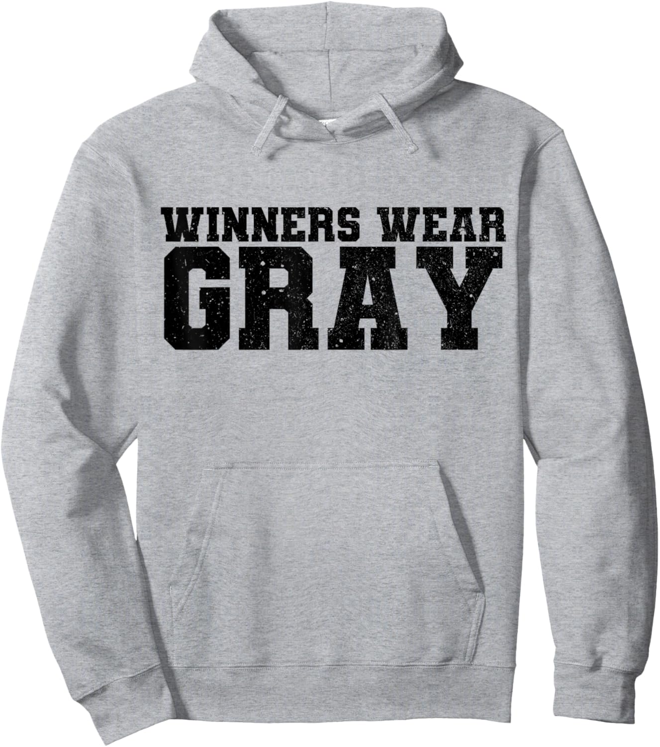 Winners Wear Gray Color War Camp Team Competition Group Hoodie - Hoodie | Ash