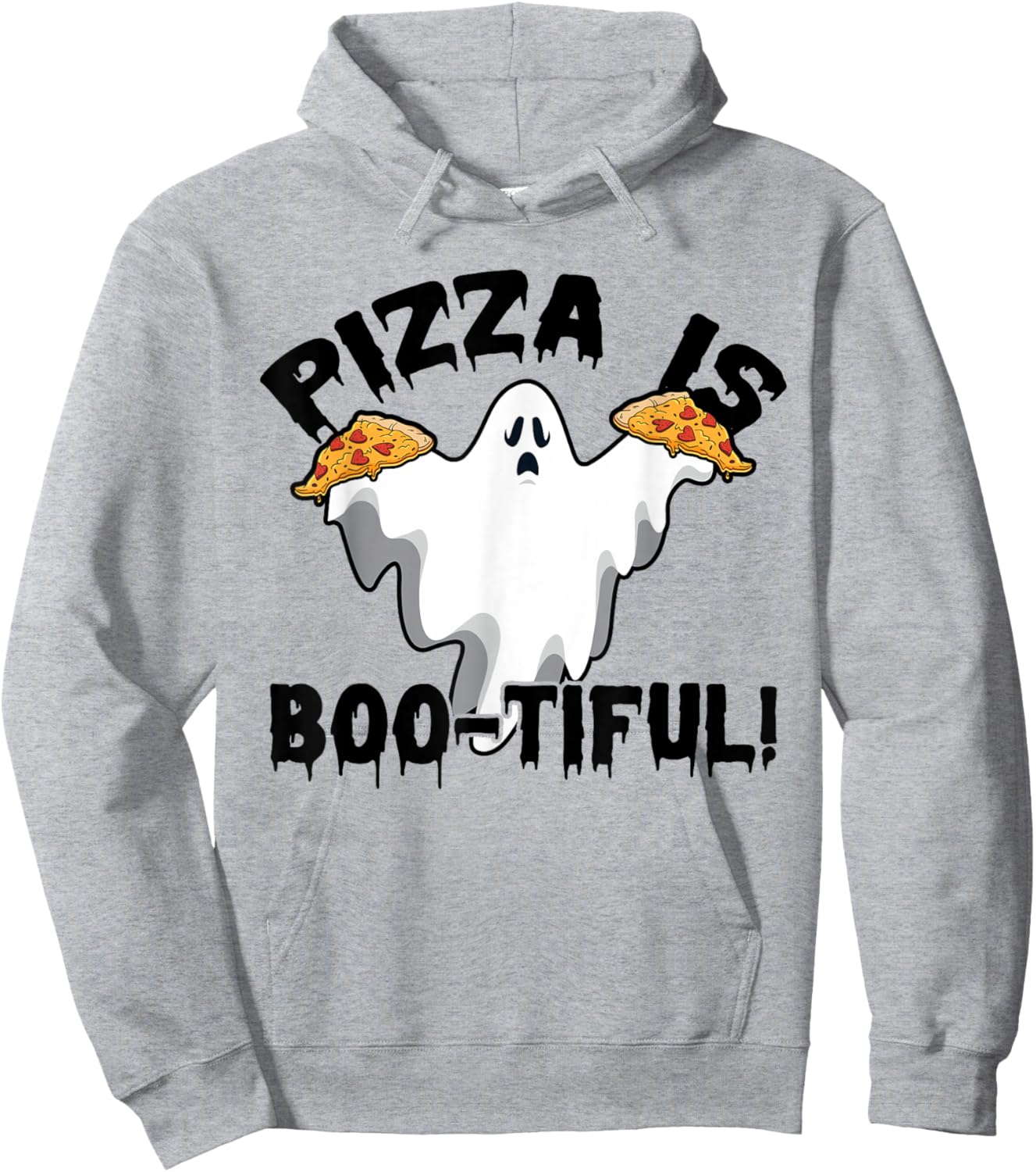 Pizza is Bootiful Eating Pizza Italian Food Lover Pizza Hoodie - Hoodie | Ash