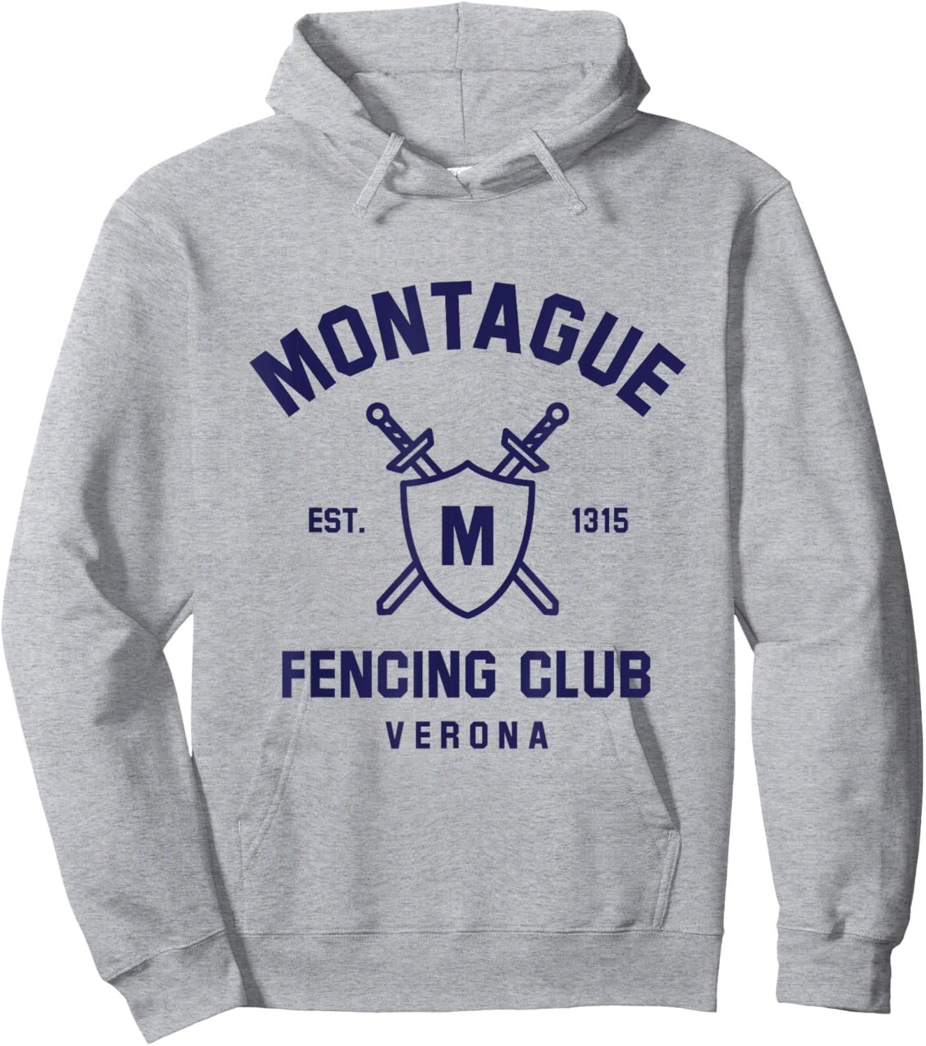 Montague Fencing Club Hoodie - Hoodie | Ash