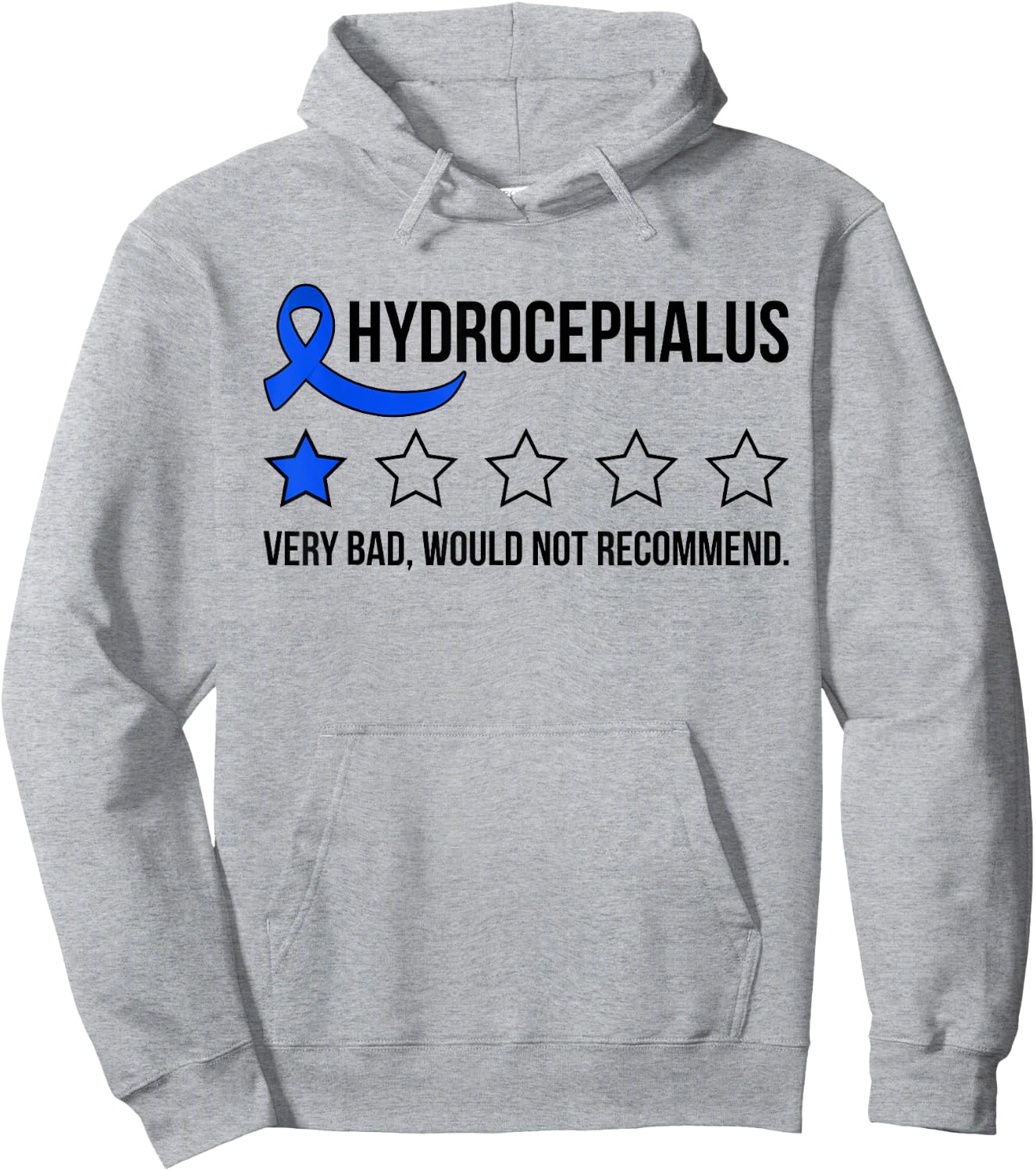 Hydrocephalus Awareness Month Funny Hydrocephalus Survivor Hoodie - Hoodie | Ash