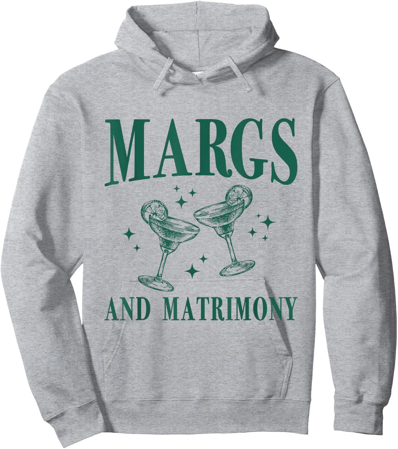 Margs and Matrimony Bachelorette Party Margarita Bach Hoodie - Hoodie | Ash