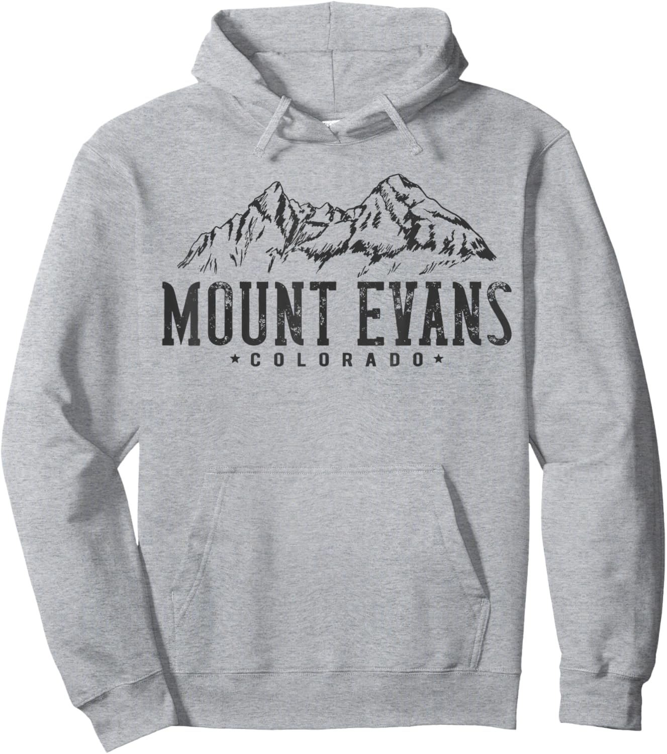 Mount Evans Mountain I Mountains Mt. Evans Colorado Hoodie - Hoodie | Ash