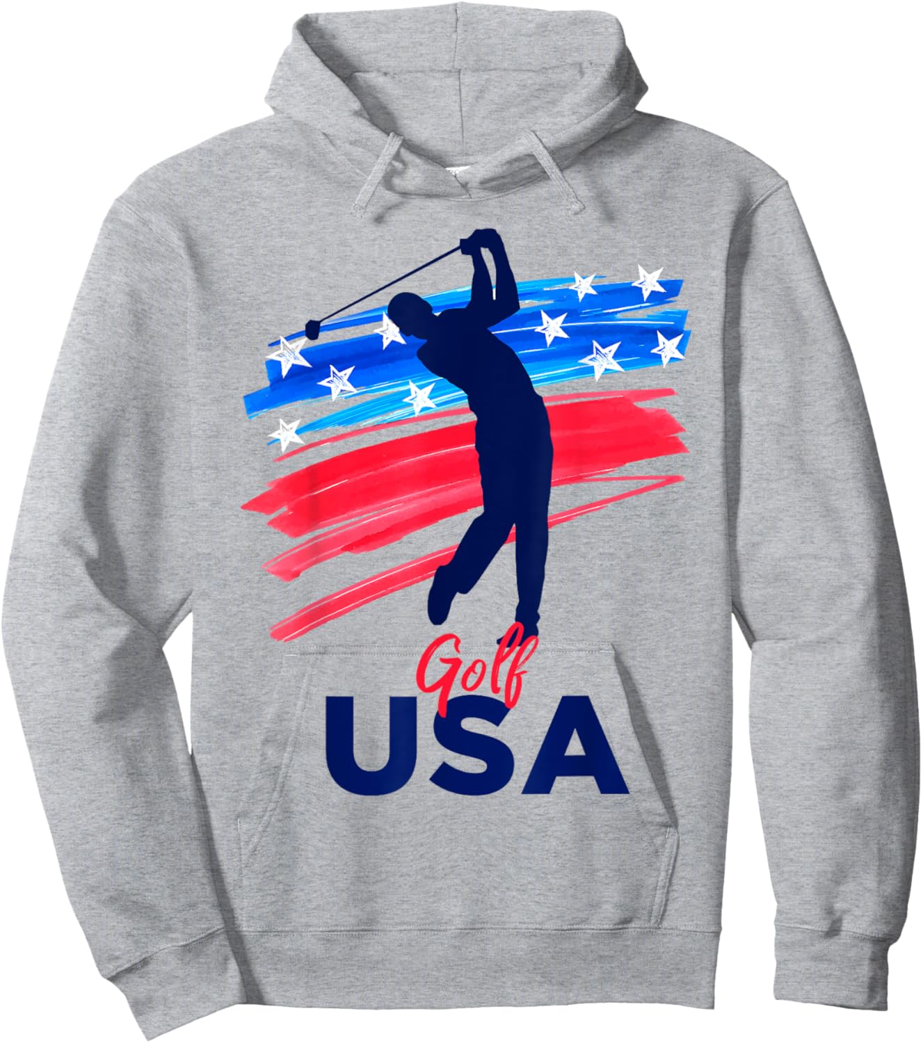 Golf USA Support the Team Shirt USA Golf Lover Hoodie - Hoodie | Ash