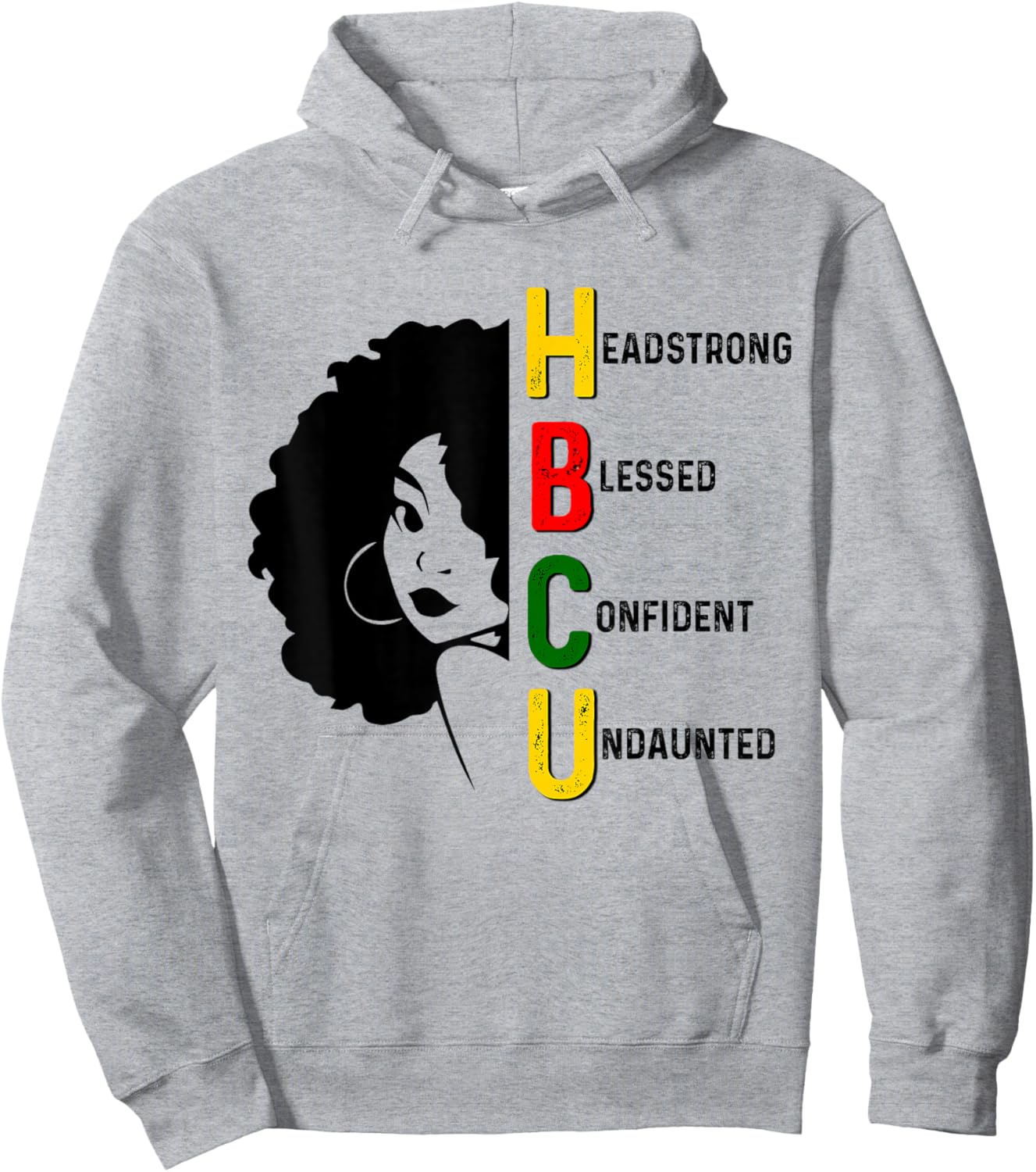 HBCU Abbreviation Graduate Historical Black College Hoodie - Hoodie | Ash
