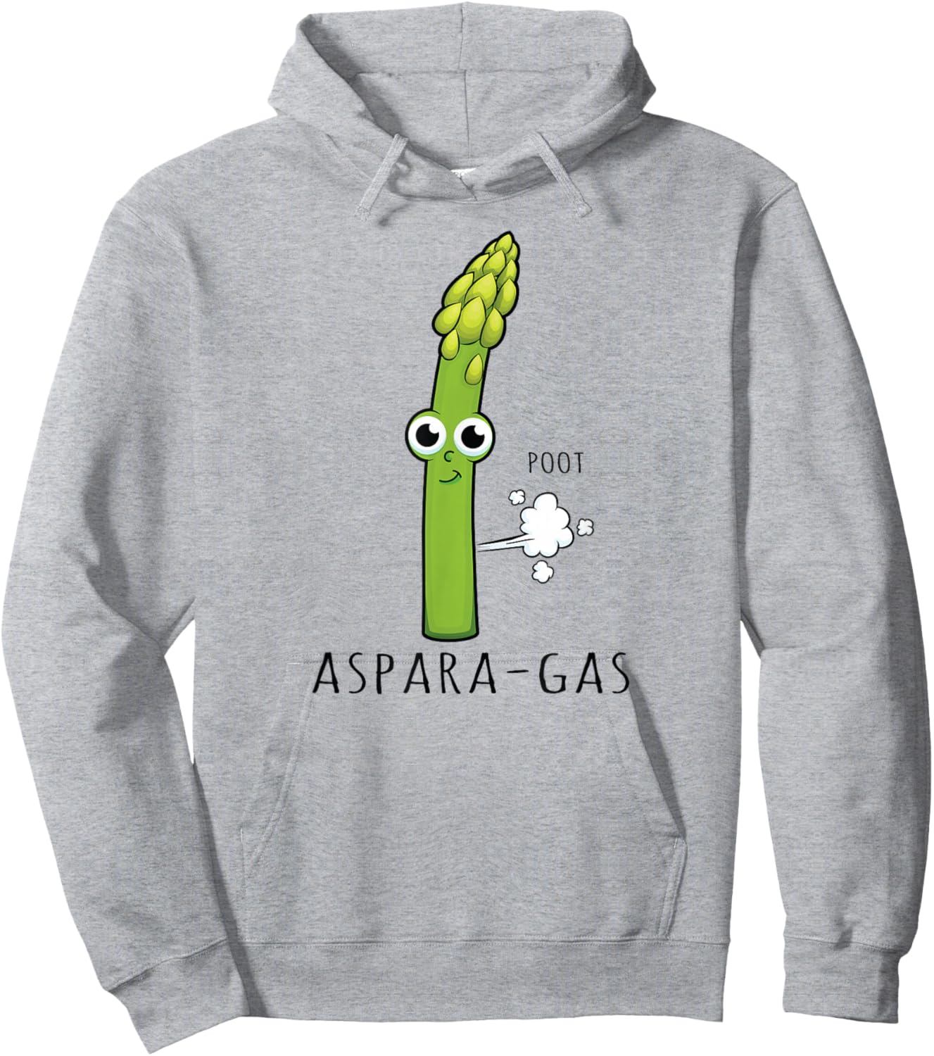 Aspara Gas - Funny Asparagus Sarcastic Meme Pun Jokes Hoodie - Hoodie | Ash
