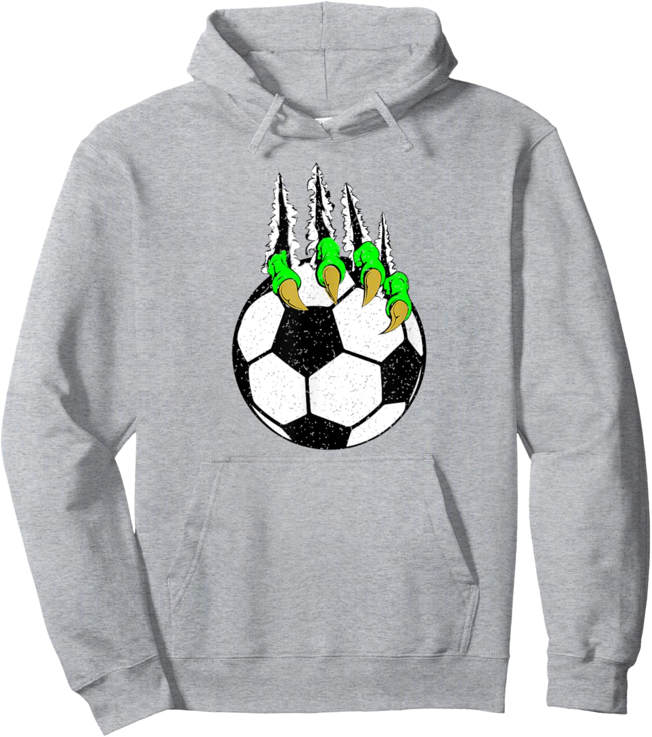 Soccer Dragon Claw Hoodie - Hoodie | Ash