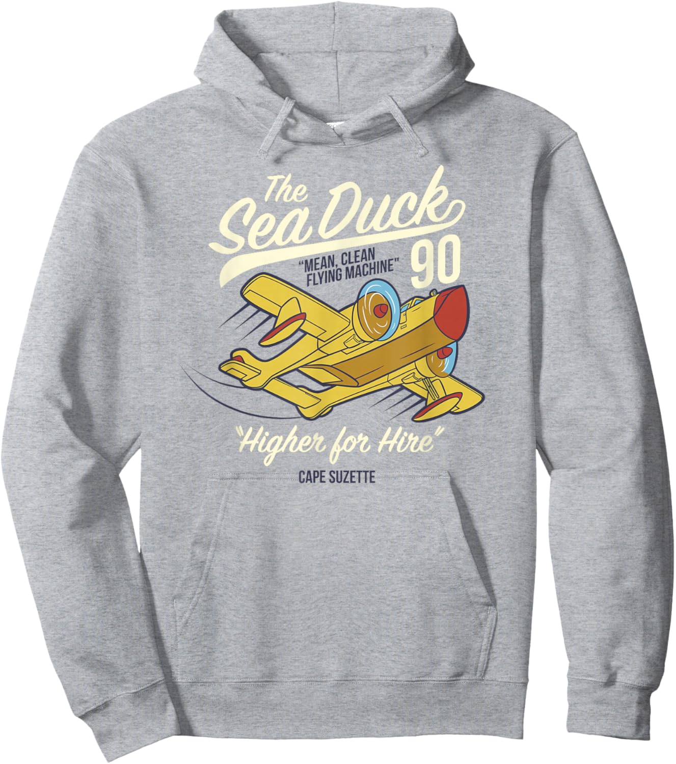 Talespin - Sea Duck Higher for Hire Cape Suzette Hoodie - Hoodie | Ash