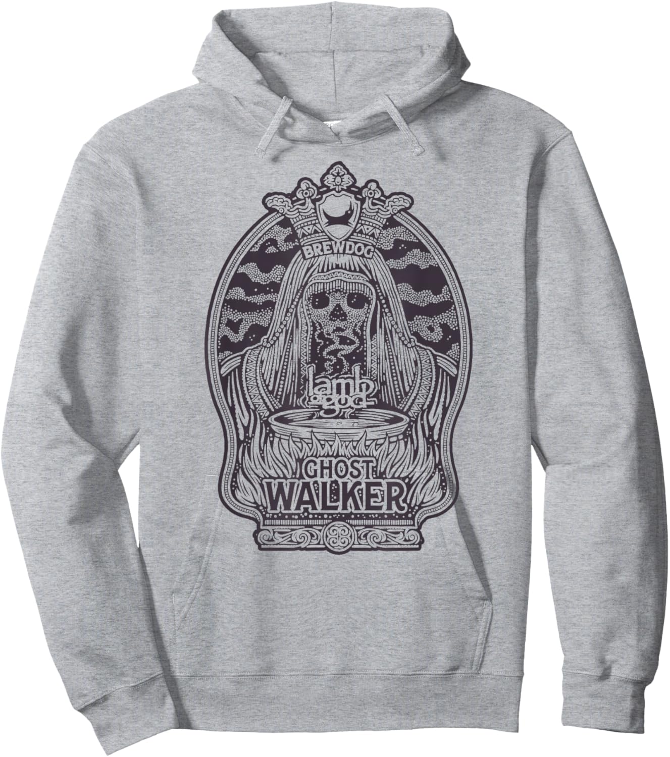 Lamb of God – Ghost Walker White Hoodie - Hoodie | Ash