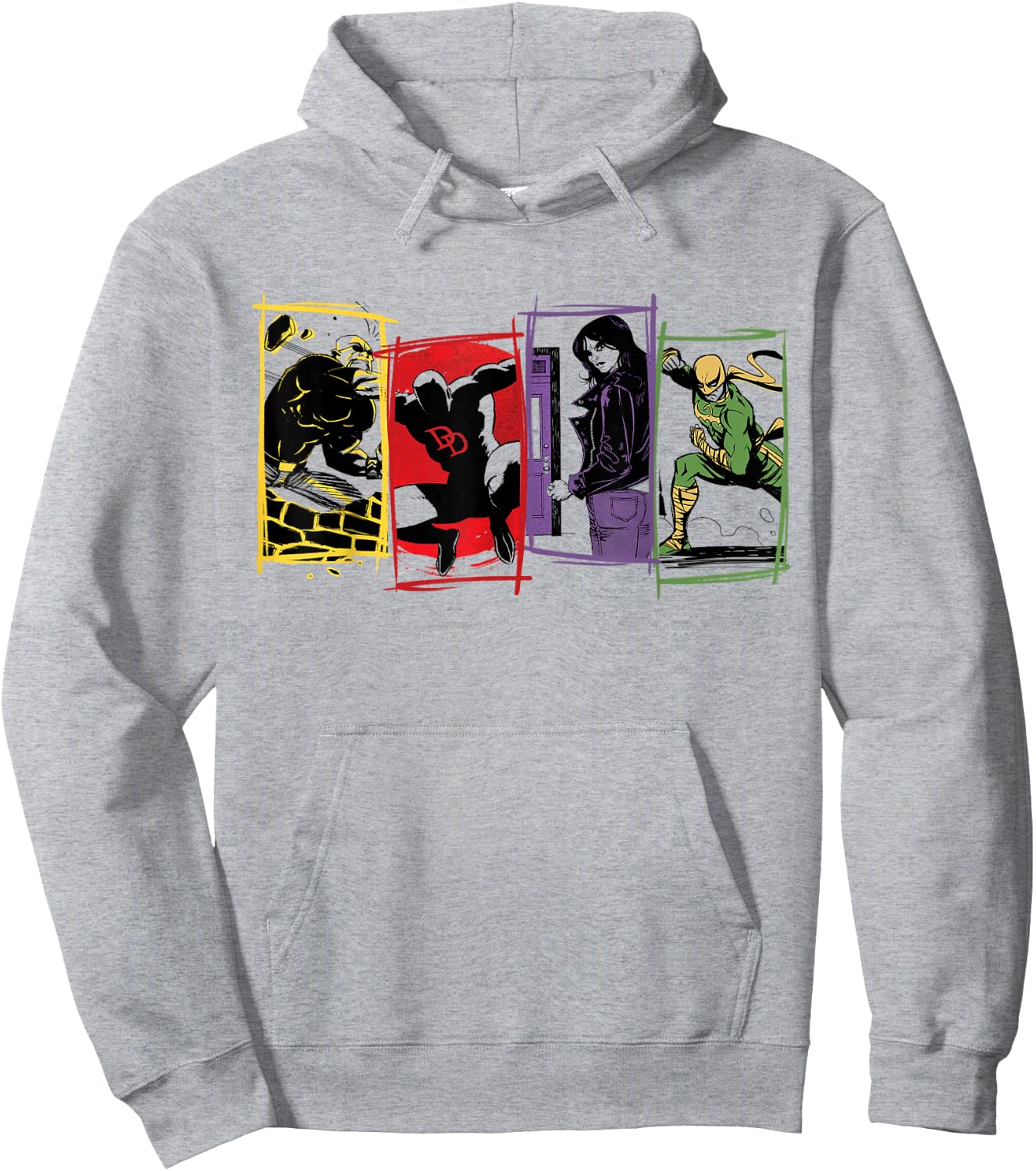 Marvel The Defenders Super Hero Team Hoodie - Hoodie | Ash