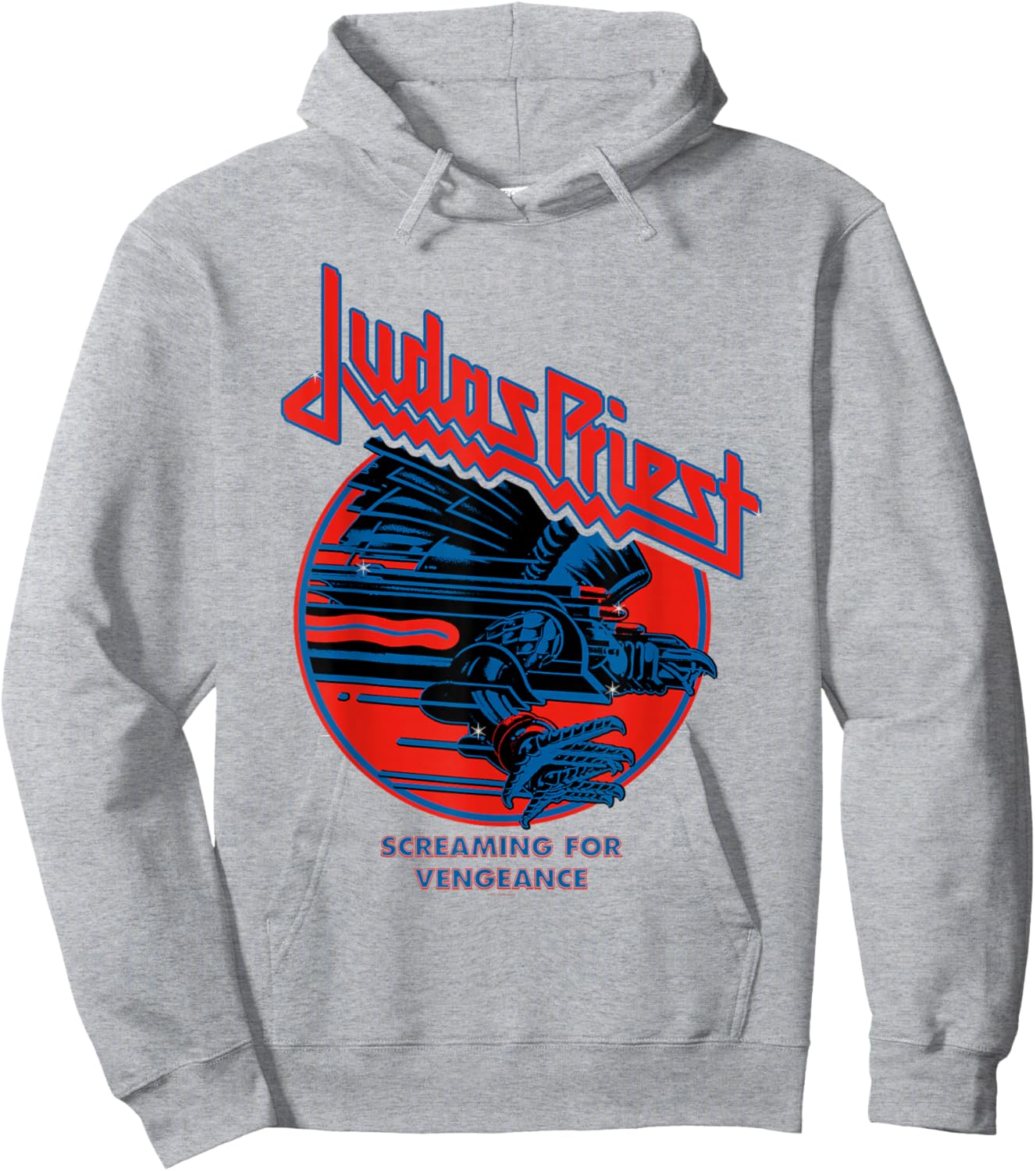 Judas Priest - Blue Eagle Screaming For Vengeance Hoodie - Hoodie | Ash