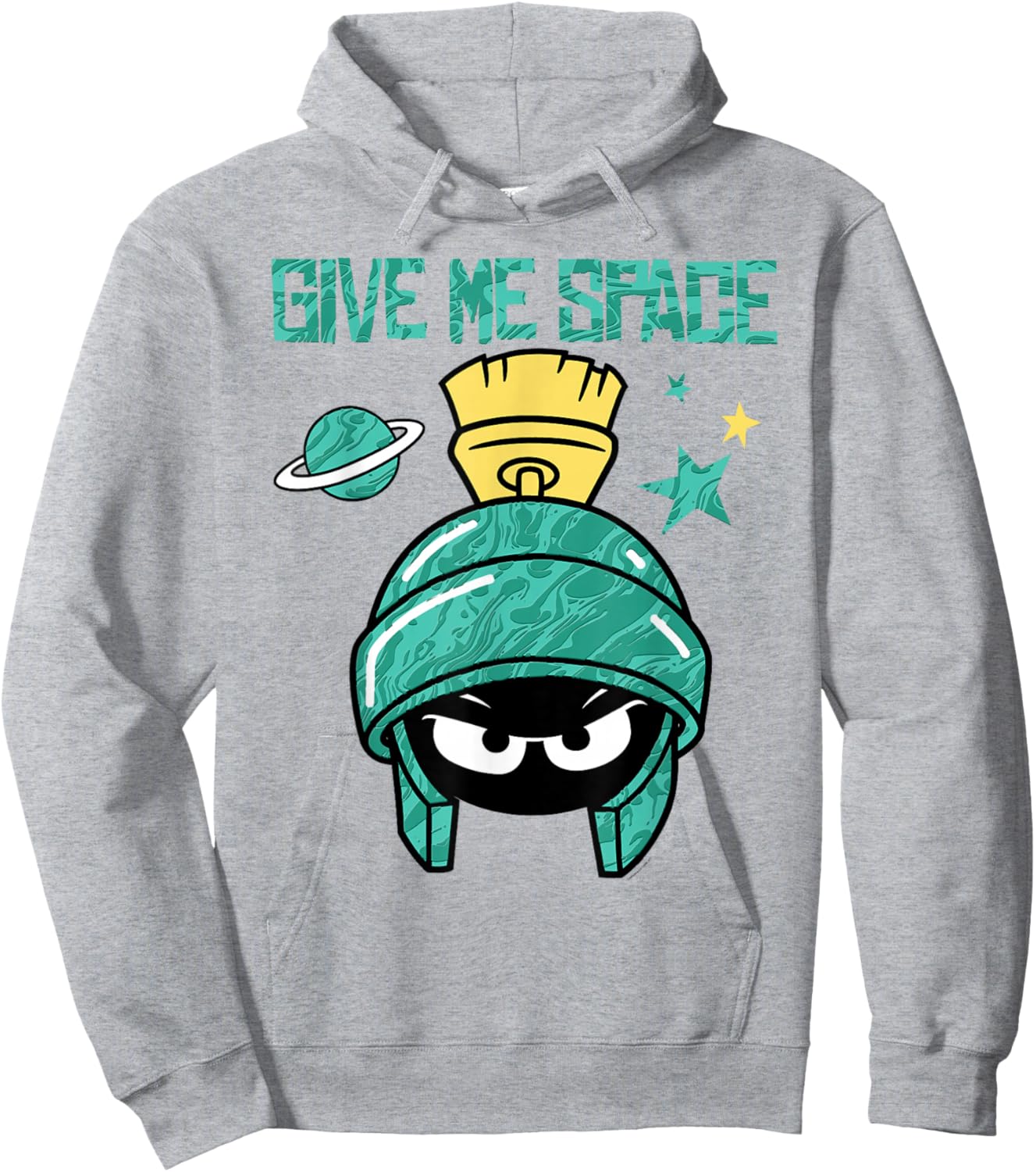 Marvin The Martian Give Me Space Hoodie - Hoodie | Ash