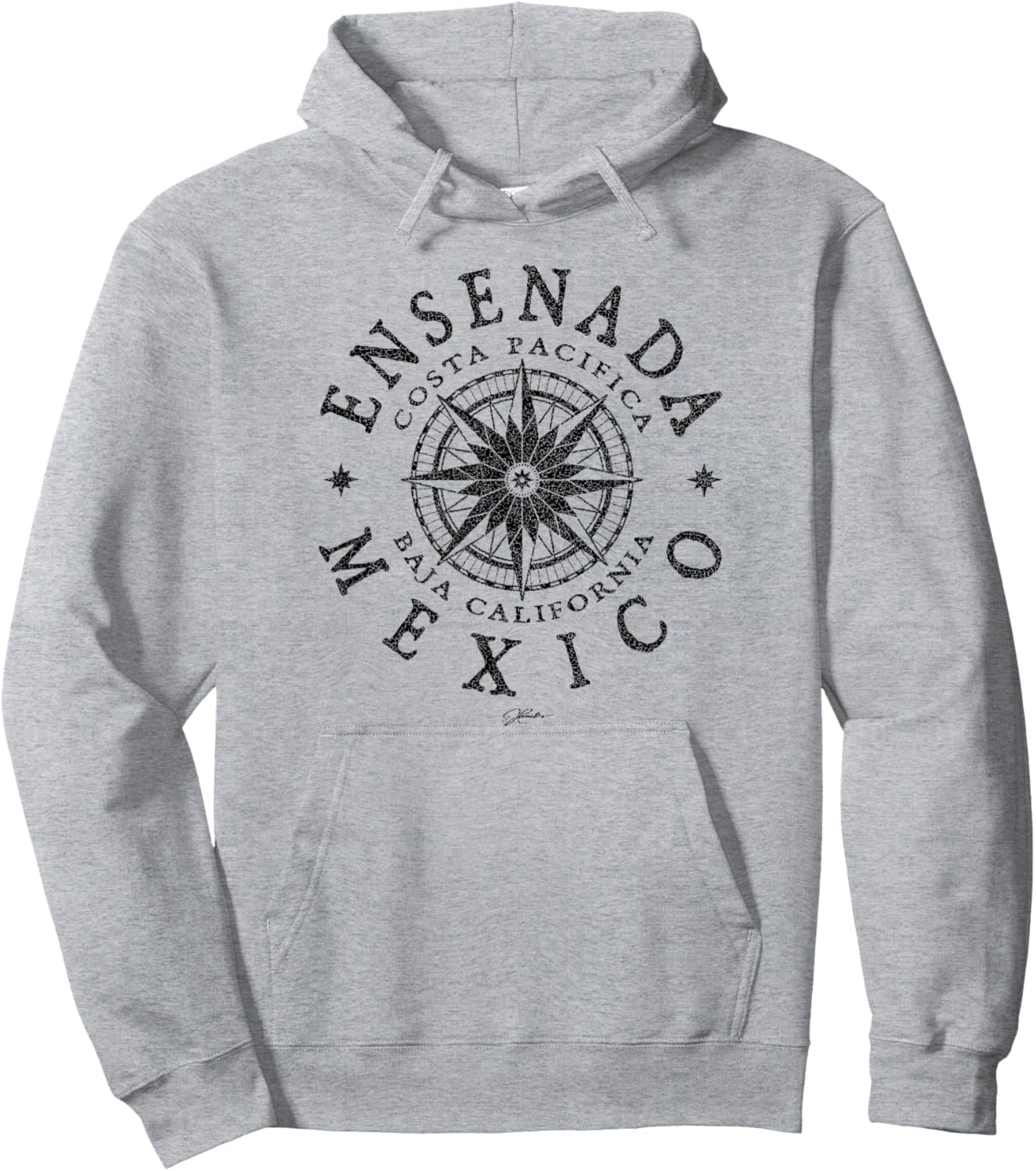 JCombs: Ensenada, Mexico Hoodie - Hoodie | Ash