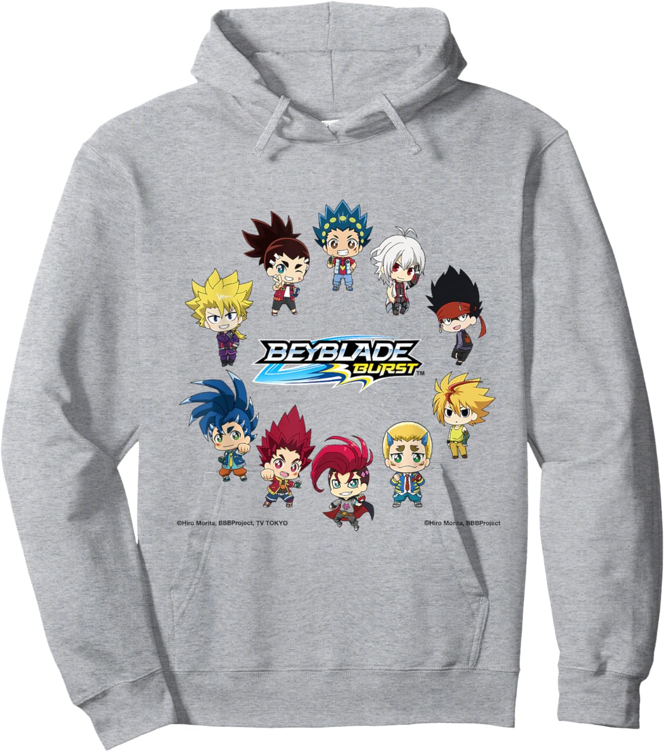 Beyblade Burst Mini Characters Hoodie - Hoodie | Ash