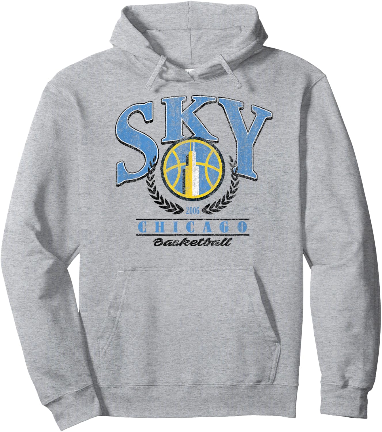 WNBA Chicago Sky Top Class Hoodie - Hoodie | Ash